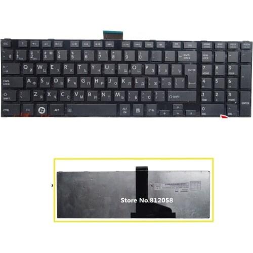 SSEA New Russian Keyboard For Toshiba satellite L850 L850D C850 C855 C870 C875 L875 L855 L950 L955 laptop RU Keyboard