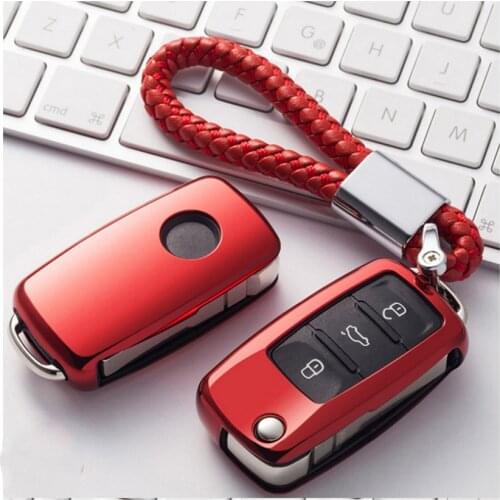 TPU Car Key Case Cover Cover For Skoda Octavia 2 3 A7 A5 RS MK2 Superb 3 Karoq Fabia 2 Rapid Kodiaq For Seat For VW GOLF Passat