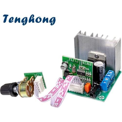 Tenghong TDA7297 Bluetooth Amplifier Audio Board 15Wx2 Stereo Power Amplifiers Mini Amp DIY Home Theater Bluetooth Sound Speaker
