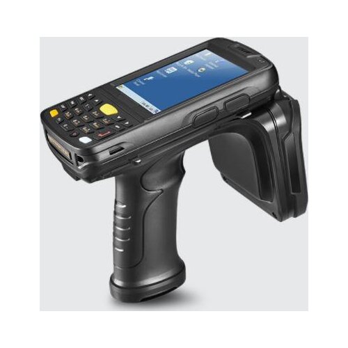 Windows Embedded CE 6.0 long range portable UHF RFID bluetooth card reader handheld uhf rfid reader barcode scanner