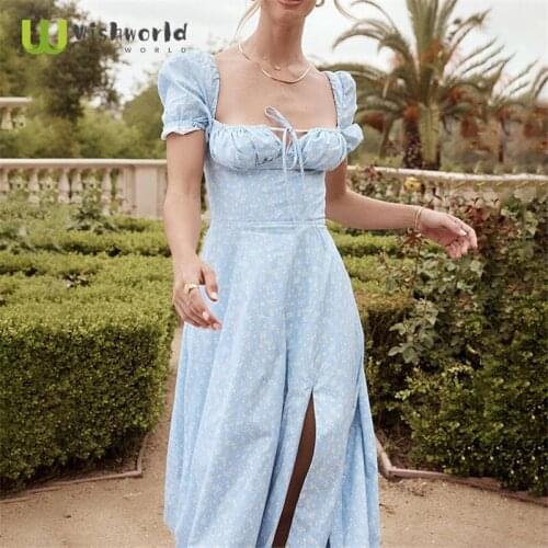 Wishworld Summer Dresses With Sleeves