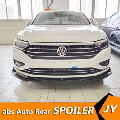 For Volkswagen Jetta Body kit spoiler 2019-2020 SAGITAR ZDKC ABS Rear lip rear spoiler front Bumper Diffuser Bumpers Protector