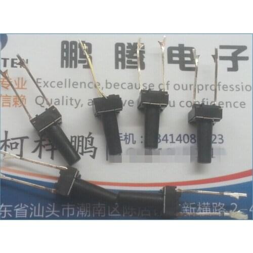20PCS/lot Imported Japanese HDK touch switch 6*6*13mm in-line 2-pin square button switch, good feel