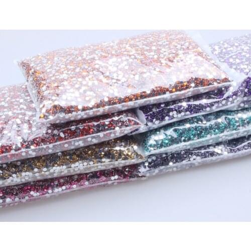 5mm 30000pcs Resin Rhinestones Flatback Normal Colors Many Colors Choose Round Glue On Diamonds DIY Nails Art Decorations