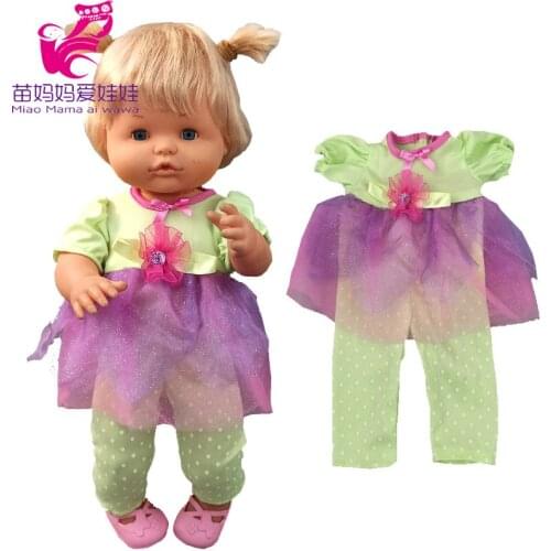 38cm Baby Doll clothes for 40cm Nenuco Ropa Y Su Hermanita Dolls Clothes Accessories