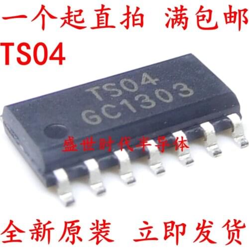 5/PCS NEW Brand New & Original Ts04 Ts04n Sop-14 SMD Ads Capacitive Button Touch Chip 4 Four Channels