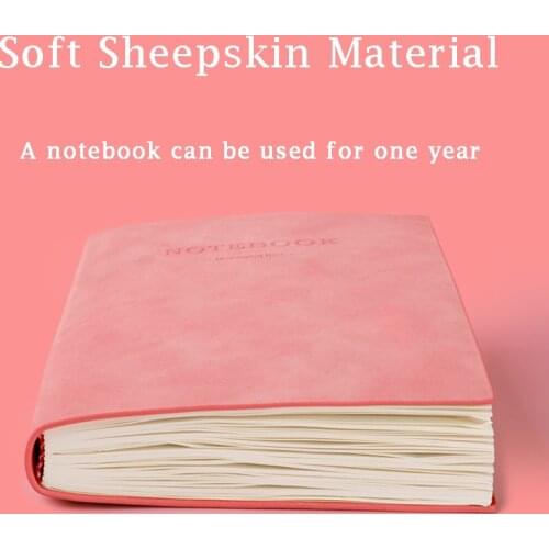 A5/B5 Notebook Horizontal Line Notepad Thickened Bookkeeping Office School Stationery Kawaii Student Diary Gift Box Notebooks