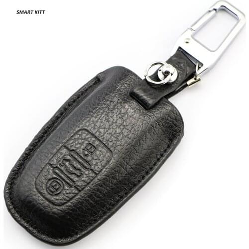 FOB Key cover for audi A5 A8L A4L A4 Q5 A6 A7 A8L A6L S8 S5 S6 S7 SQ5 TT RS5 RS7 Key wallet key Case Key chain ring auto accesso