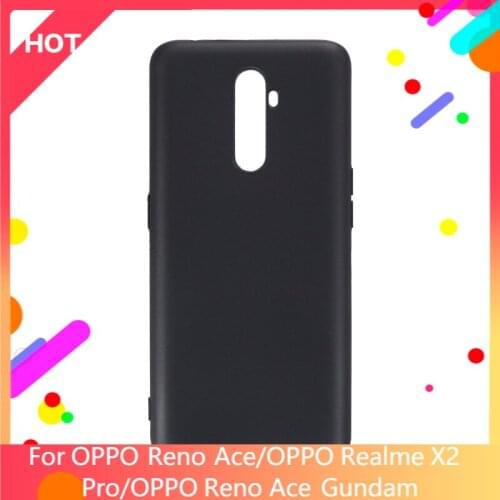 Reno Ace Case Matte Soft Silicone TPU Back Cover For OPPO Realme X2 Pro OPPO Reno Ace Gundam Phone Case Slim shockproof