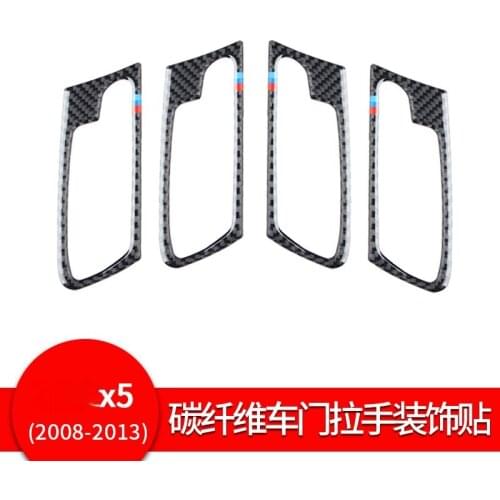 For BWM e70 e71 carbon fiber x5 Central control air-conditioning gear door air outlet sticker Automotive Interior Accessories