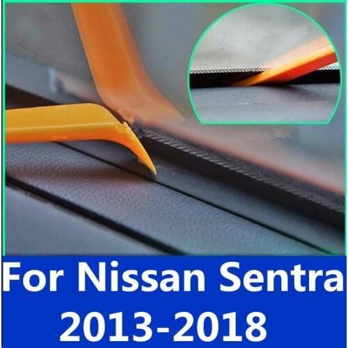 For Nissan Sentra 2013-2018 instrument panel controlled soundproof strip seal decorative dustproof decoration car Accessories