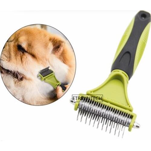 50pcs Pet Cat Dog Open Knot Knife Brush Tool Hair Fur Shedding Trimmer Grooming Comb Tool