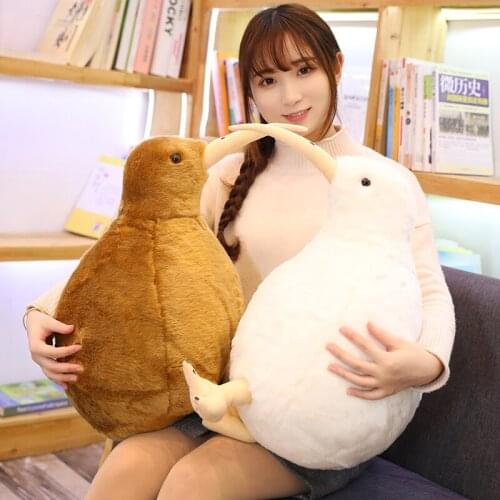 20-50cm Cute Simulation Bird With Long Beak Plush Toys Stuffed Soft Animals Pillow Dolls For Kids Girls Friends Birthday Gifts