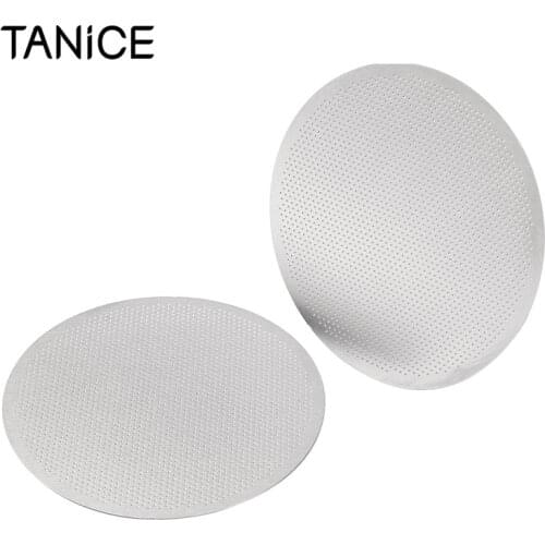 TANiCE 2Pcs 304 Stainless Steel Metal Coffee Filter Ultra Fine For The AeroPress Coffee Maker Support Washable & Reusable