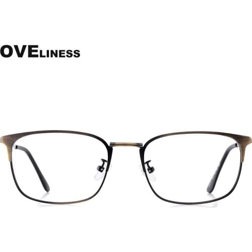 Fashion Retro Glasses Frame Women Men Optical eyeglasses frames Myopia Prescription glasses Vintage Metal full eyewear Spectacle