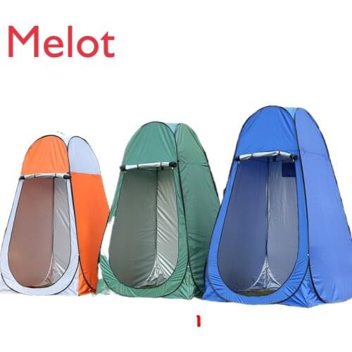 Outdoor Bath Tent Pop-up Privacy Tent Portable Bath Tent Thickened Mobile Dressing Room Portable Toilet Insulation