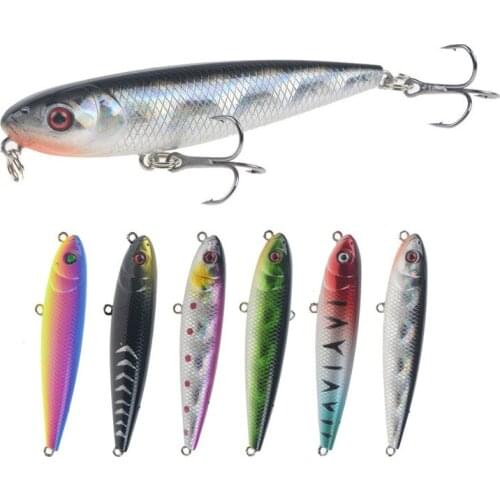Floating Pencil Lure 8cm/9.5g Long Shot Lure Hard Bait Water Surface Artificial Bai
