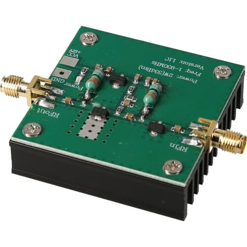 RF Wideband Power Amplifier 1--930MHz 2.0W RF Broadband Power Amplifier Module Standard SMA Female