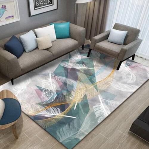 Nordic American modern simple living room carpet sofa coffee table mattress bedroom lovely family bedside