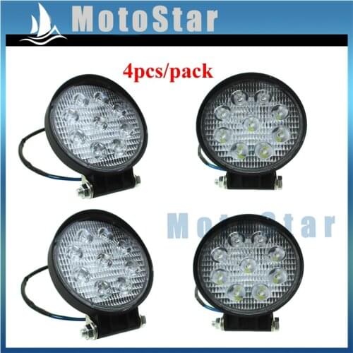 5" LED Head Light Work Light For 110cc 125cc 150cc 200cc 250cc 400cc 800cc ATV Quad Go Kart Buggy