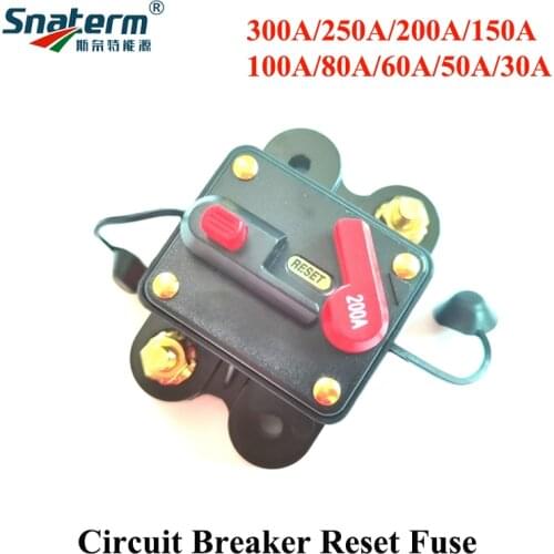 60A 80A 100A 150A 200A 250A 300A Car Audio Amplifier Circuit Breaker Fuse Holder AGU Style Stereo Amplifier Refit