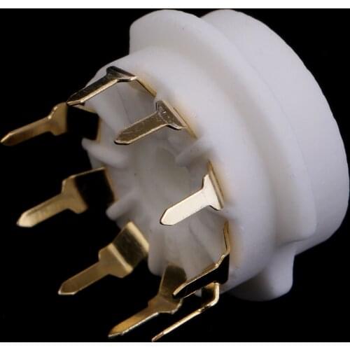 9pin PCB Mounting Vacuum Tube Socket GZC9-B-G for 12AX7,ECC83,E88CC,6p14