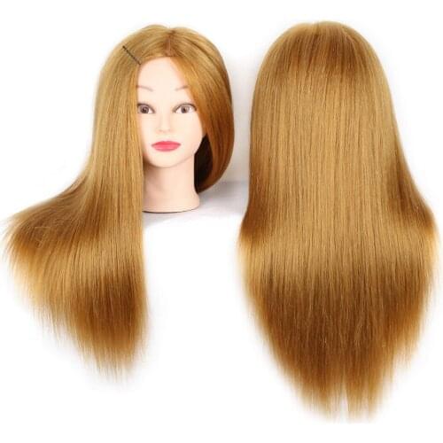 60cm hair length Female Mannequin Head Hair Hairdressing Practicing Training Model Mannequin Dummy Head