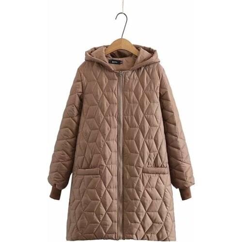 Winter Parkas Thick Warm Coat Cotton Padded Jacket Female Hooded Solid Loose Outerwear Women Clothing Plus Size 4XL X717