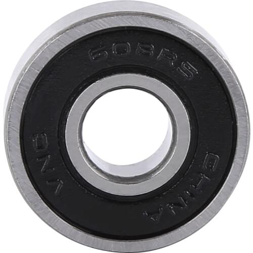 10pcs/Lot 608-2RS 608RS 608 2RS ABEC-7 Bearings 8mm X 22mm X7mm Black Double Rubber Sealing Cover Deep Groove Ball Bearing