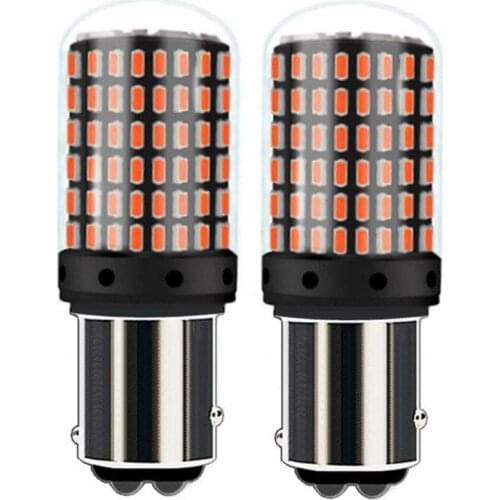2PCS 1157 BAY15D P21/5W 2000Lm Super Bright 3030 LED Car Tail Brake Bulbs Auto Rear Fog Lamps Turn Signals Daytime Running Light