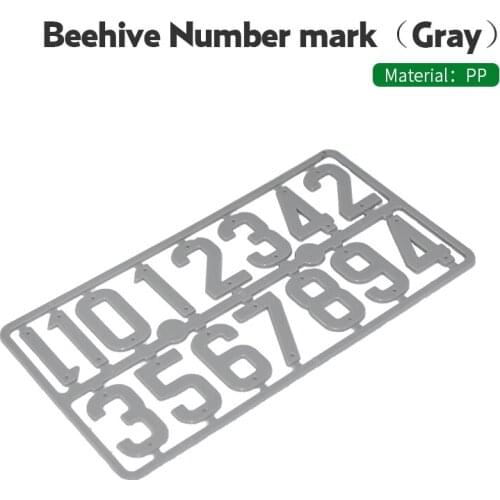 2Pcs/pack Plastic Beehive Digital Number Card Bee Case Box Sign Frame Beekeeping Equipment tools Beekeeping Mark Board