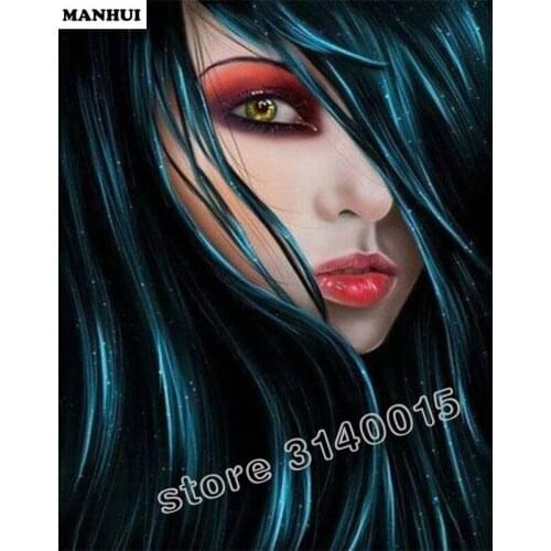 Diamond embroidery Portrait diamond cross stitch crystal square diamond sets unfinished decorative diy diamond painting BEF371