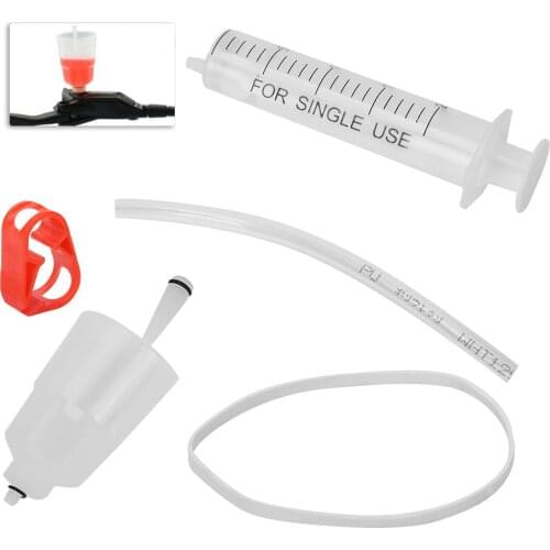 Hydraulic Bicycle Bike Disc Brake Mineral Oil Bleed Repair Tool Kit for Mountain Bikes Funnel Set Bike Repair Tool