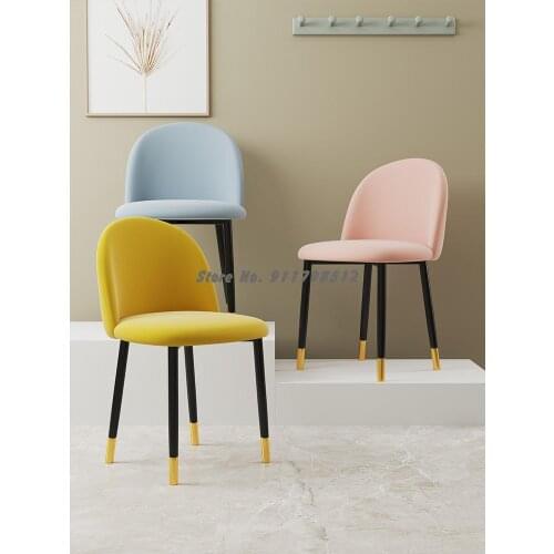 Makeup chair net red ins dressing stool desk home girl cute bedroom light luxury modern minimalist dining chair