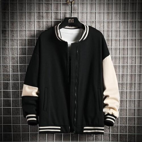 GlacialWhale Mens Sweatshirt Men 2021 Autumn Patchwork Zipper Coat Hip Hop Japanese Streetwear Harajuku Sweatshirts Hoodie Men