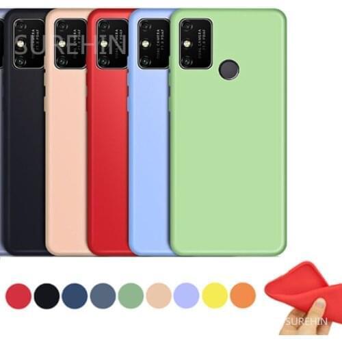 SUREHIN Soft case for OPPO A53 cover 2020 pink black green purple red blue yellow protect coque silicone case for OPPO A53 case