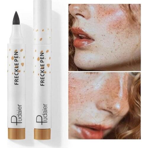 Natural Freckle Pen Waterproof Long Lasting Fake Freckles Makeup Pen Waterproof Dot Spot Pen Create Most Effortless Face Makeup