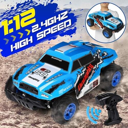 New arrival 1:12 Scale RC Car High Speed Remote Control Car 4WD All Terrains Off Road Monster Trucks 2.4GHz Hobby Toys Cars Rock