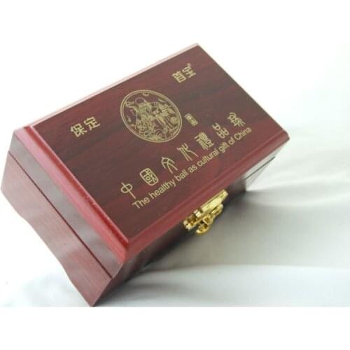 Normal wood gift box for 1 set/2 sets/4 sets/6 sets - B style. Box only and no balls included