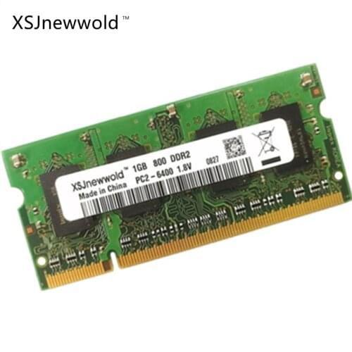 XSJnewwold 1GB 800Mhz SODIMM DDR2 PC2-6400S Laptop Notebook Memory RAM 1.8V 200pin 4GB 1600 DDR3L 1.35V Original Memory