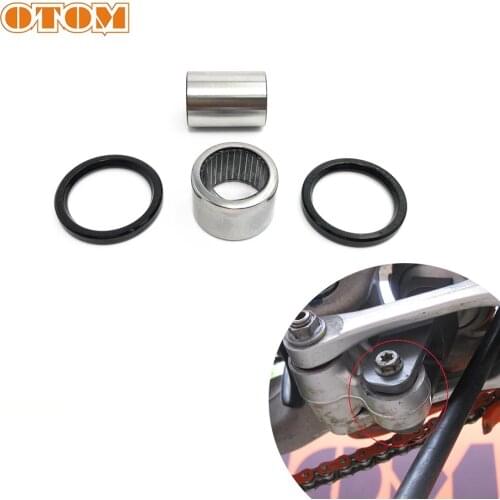 OTOM Motorcycle Rear Shock Absorber Link Triangle Arm Maintenance Parts Oil Seal Needle Roller Bearing Kit For KTM EXC HUSQVARNA