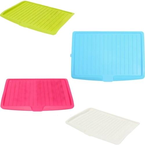 Plastic Dish Drainer Drip Tray Plate Cutlery Rack Kitchen Sink Rack Holder Large