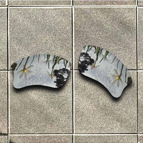 Sliver Titanium Polarized Sunglasses Replacement Lens for-Oakley Flak Jacket XLJ Frame 100% UV Protection Good Fitness