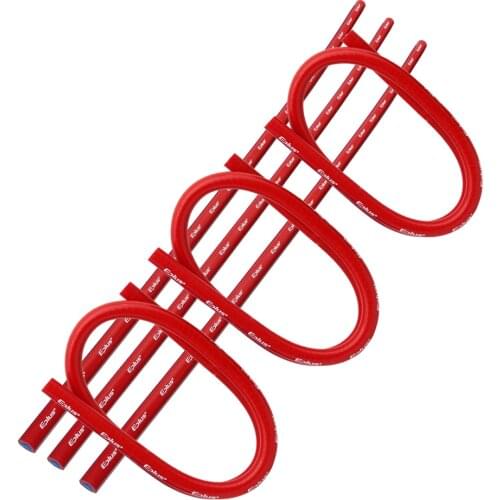 EPLUS RED soft Silicone tubing Hose Radiator Intercooler Silicone pipeline Universal Braided Tube 3 layer 1M Multiple sizes