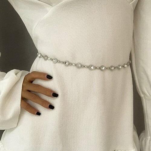 Rhinestone Sexy Waist Chain Belt Women Girl Chain Alloy Belly Chain Body Jewelry Women Girl Waist Chain