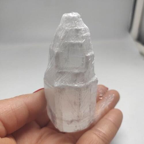 1PC 5cm Natural Mountain Shape Gypsum Stone Pillar Modern Crystal
