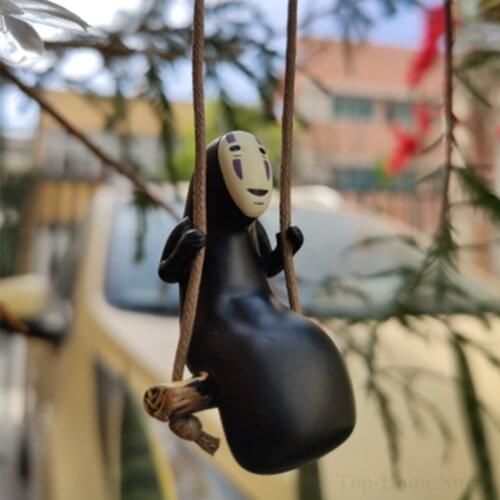 1pc Cute Anime No Face Man Action Figure Model DIY Garden Decor Delicate Landscape Doll Toy Handmade for Kids Gift Ornament