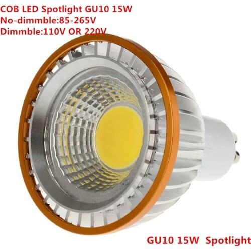 1pcs LED COB PAR20 Bulb 220V 110V dimmable GU10 15W bulb LED P20 Spotlights Lamps Pure White/Warm White/Cold White Spot light