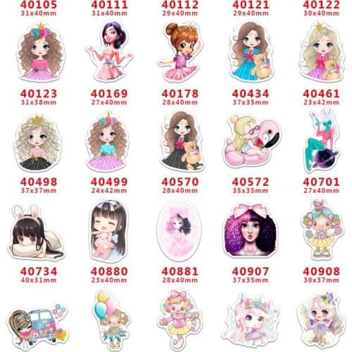 10 Pcs Cartoon Planar Resin Cabochons PR40105