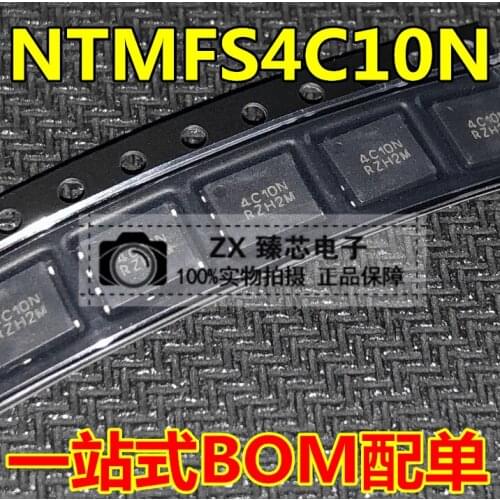 100% New&original In Stock |NTMFS4C10NT1G Marking:4C10N QFN-8 30V/46A NMOS 5pcs/lot